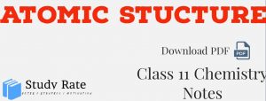 Read more about the article Structure of Atom Class 11 Notes Chemistry Chapter 2 – Download PDF